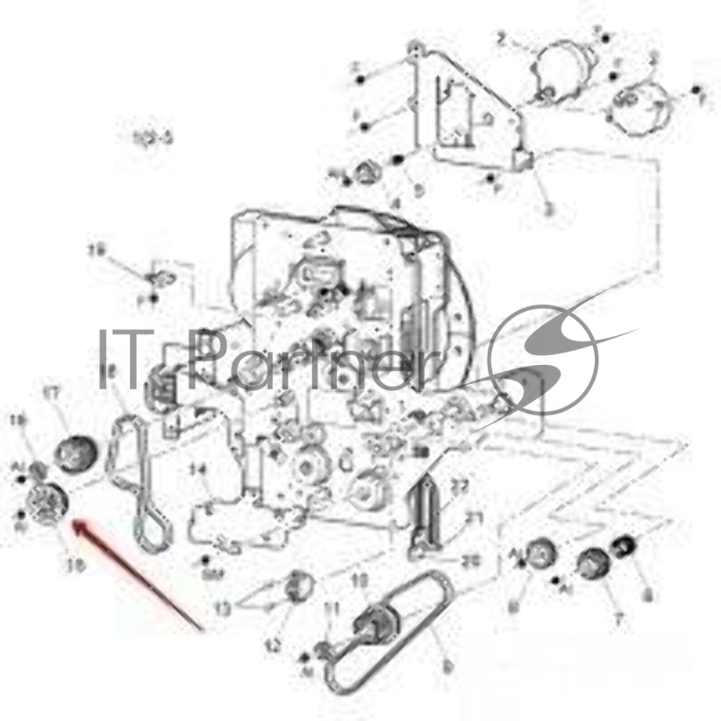 Шестерня регистрации XEROX DC535 (807E05670)