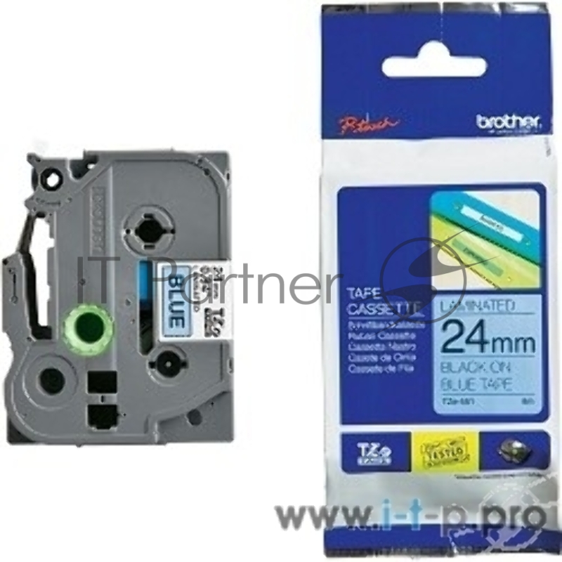 Наклейка ламинированная TZ-E551 (24 мм черн/син)