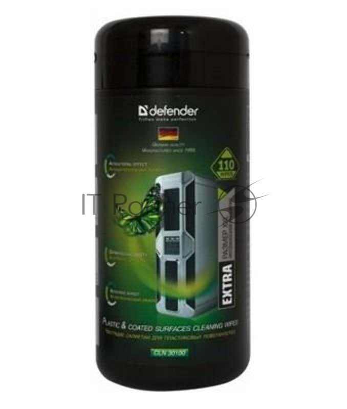 Чистящие салфетки Defender для поверхностей офисной техники (Не применять для ЖК-экранов!) / туба /110 шт/ Германия.