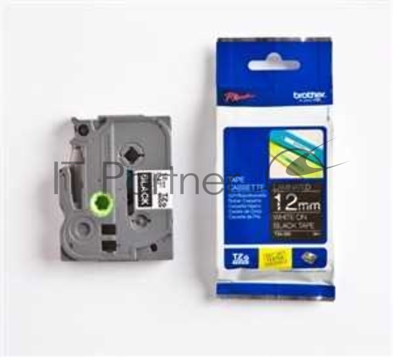 Наклейка ламинированная Brother TZe-335 (12 мм бел/черн, аналог TZ-335)