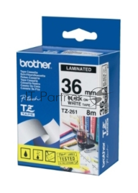 Картридж ленточный Brother TZE261 лента для Brother P-Touch