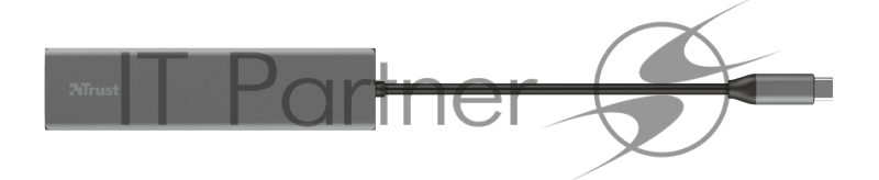 Концентратор скоростной и кардридер USB-c Trust HALYX (арт. 24191)