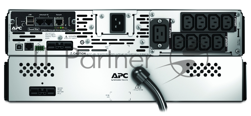 Источник бесперебойного питания APC Smart-UPS X SMX3000RMHV2UNC 2700Вт 3000ВА черный