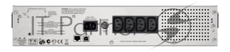 Источник бесперебойного питания APC Smart-UPS C SMC1000I-2U 600Вт 1000ВА черный