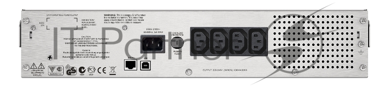 Источник бесперебойного питания APC Smart-UPS C SMC1000I-2U 600Вт 1000ВА черный