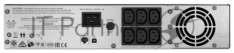Источник бесперебойного питания APC Smart-UPS C SMC2000I-2U 1300Вт 2000ВА черный