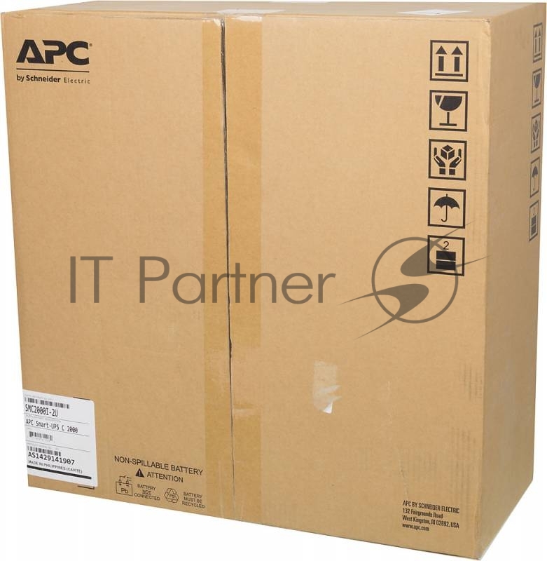 Источник бесперебойного питания APC Smart-UPS C SMC2000I-2U 1300Вт 2000ВА черный
