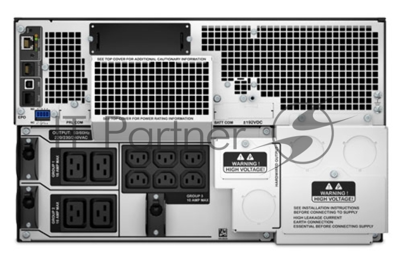 Источник бесперебойного питания APC Smart-UPS SRT SRT8KRMXLI 8000Вт 8000ВА черный