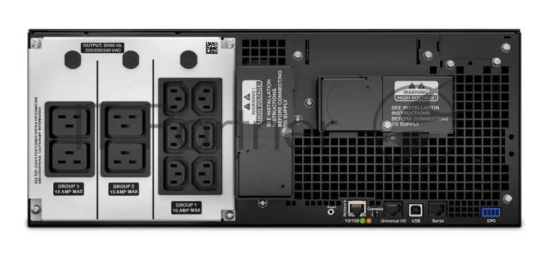 Источник бесперебойного питания APC Smart-UPS SRT SRT6KRMXLI 6000Вт 6000ВА черный