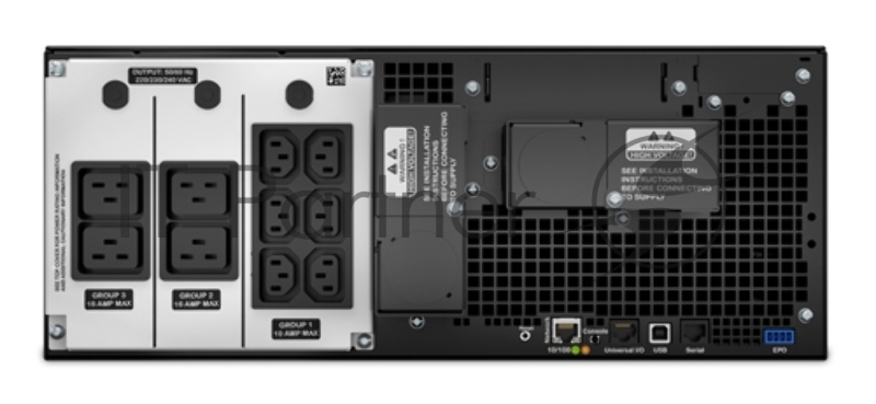 Источник бесперебойного питания APC Smart-UPS SRT SRT6KRMXLI 6000Вт 6000ВА черный