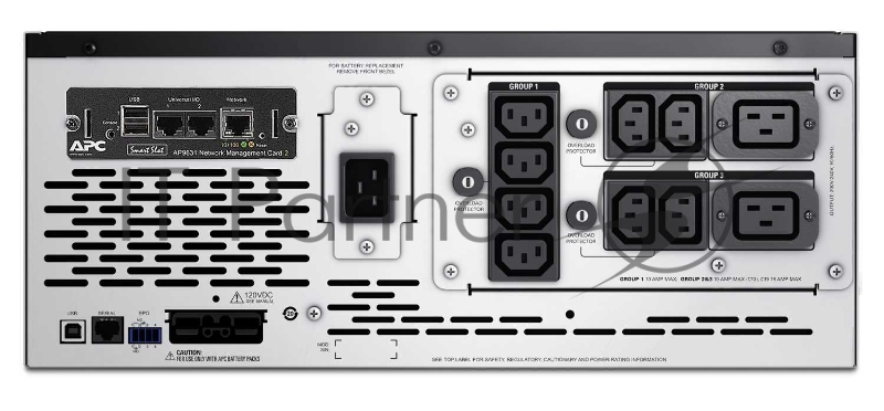 Источник бесперебойного питания APC Smart-UPS X SMX3000HVNC 2700Вт 3000ВА черный