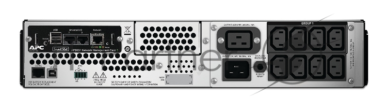 Источник бесперебойного питания APC Smart-UPS SMT3000RMI2UNC 2700Вт 3000ВА черный