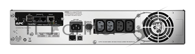 Источник бесперебойного питания APC Smart-UPS SMT1500RMI2UNC 1000Вт 1500ВА черный