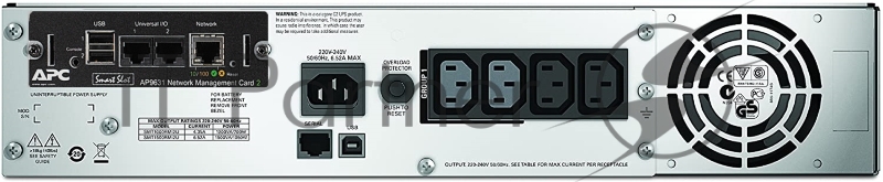 Источник бесперебойного питания APC Smart-UPS SMT1500RMI2UNC 1000Вт 1500ВА черный