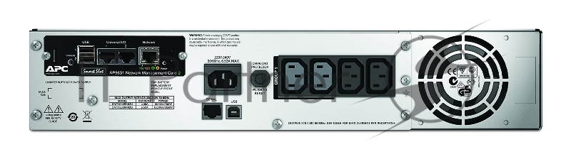 Источник бесперебойного питания APC Smart-UPS SMT1500RMI2UNC 1000Вт 1500ВА черный