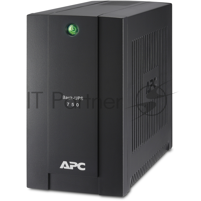 Источник бесперебойного питания APC Back-UPS 750VA/415W, 230V, 4 Schuko outlets (1 Surge & 3 batt.), USB, user repl. batt., 2 year warranty