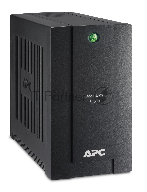 Источник бесперебойного питания APC Back-UPS 750VA/415W, 230V, 4 Schuko outlets (1 Surge & 3 batt.), USB, user repl. batt., 2 year warranty