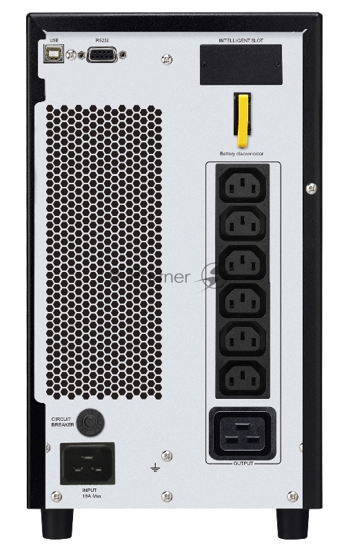 Источник бесперебойного питания APC Easy UPS, On-Line, 3000VA / 2400W, Tower, IEC, LCD, USB
