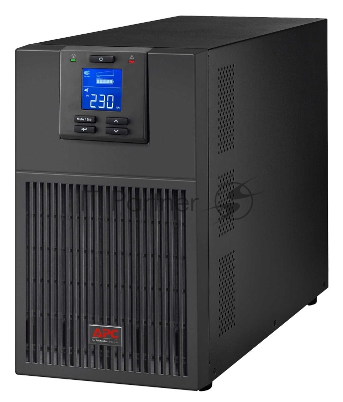 Источник бесперебойного питания APC Easy UPS, On-Line, 3000VA / 2400W, Tower, IEC, LCD, USB