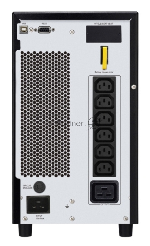 Источник бесперебойного питания APC Easy UPS, On-Line, 3000VA / 2400W, Tower, IEC, LCD, USB