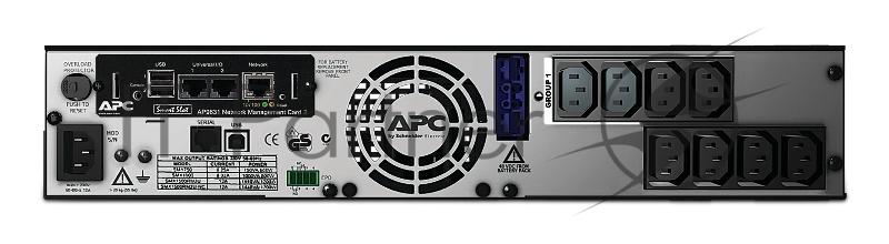Источник бесперебойного питания APC APC Smart-UPS X 750VA Rack/TowerR LCD 230V with Networking Card