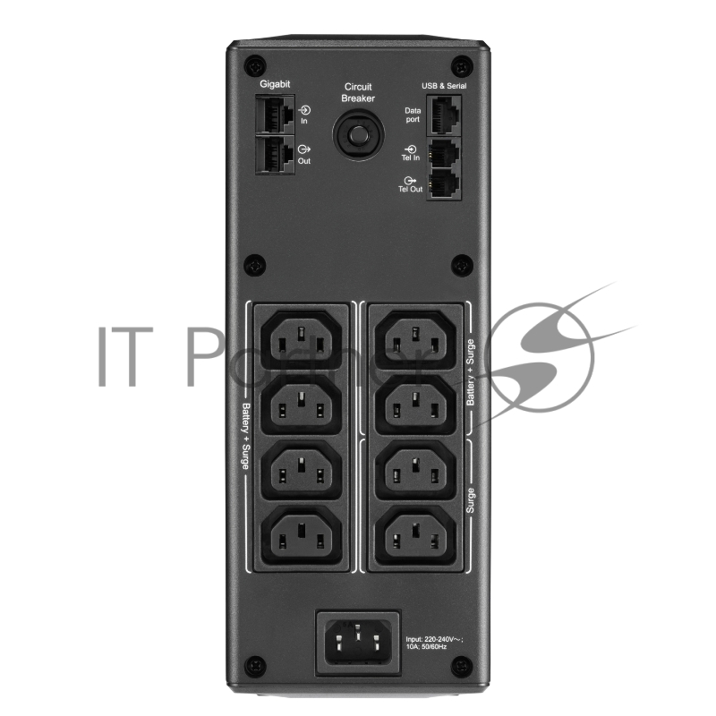 Источник бесперебойного питания APC Back-UPS Pro BR 1300VA/780W, 8xC13 Outlets(2 Surge & 6 batt.), AVR, LCD, Data/DSL protrct, 10/100 Base-T, USB, PCh, user repl. batt., 2 y warr.