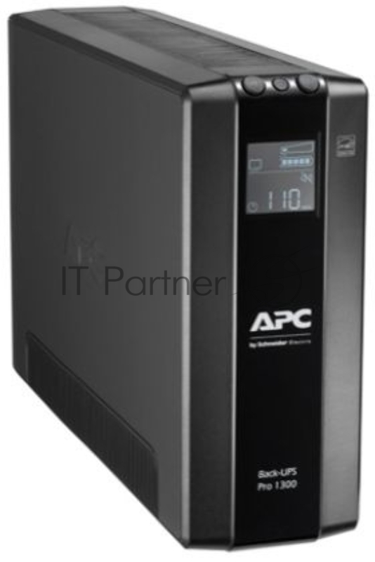 Источник бесперебойного питания APC Back-UPS Pro BR 1300VA/780W, 8xC13 Outlets(2 Surge & 6 batt.), AVR, LCD, Data/DSL protrct, 10/100 Base-T, USB, PCh, user repl. batt., 2 y warr.