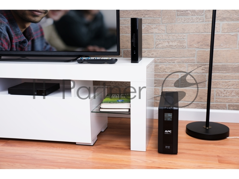 Источник бесперебойного питания APC Back-UPS Pro BR 1300VA/780W, 8xC13 Outlets(2 Surge & 6 batt.), AVR, LCD, Data/DSL protrct, 10/100 Base-T, USB, PCh, user repl. batt., 2 y warr.