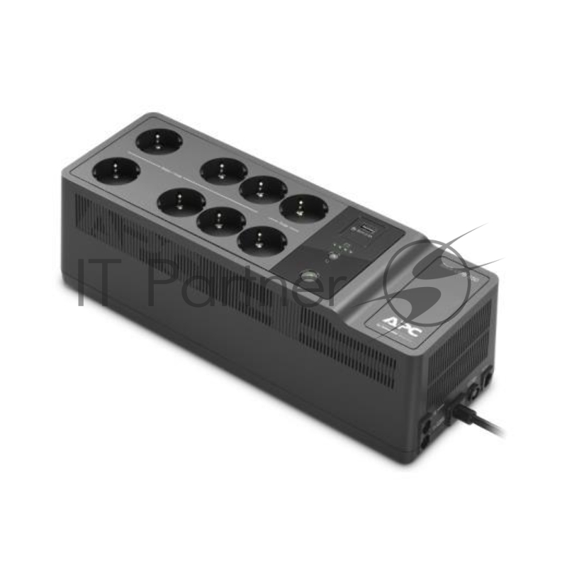 Источник бесперебойного питания APC Back-UPS ES 650VA/400W, 230V, AVR, 8 Rus outlets (2 Surge & 6 batt.), USB, USB charge(type A), Data/DSL protection, 2 year warranty