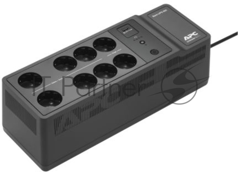 Источник бесперебойного питания APC Back-UPS ES 650VA/400W, 230V, AVR, 8 Rus outlets (2 Surge & 6 batt.), USB, USB charge(type A), Data/DSL protection, 2 year warranty