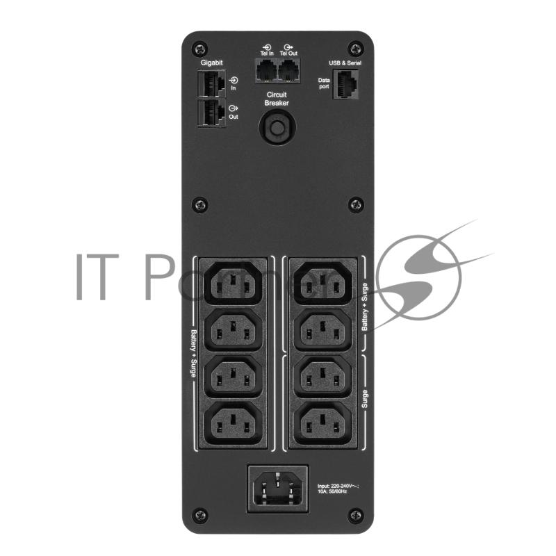 Источник бесперебойного питания APC Back-UPS Pro BR 1600VA/960W, Sinewave,8xC13 Outlets(2 Surge & 6 batt.), AVR, LCD, Data/DSL protect, USB