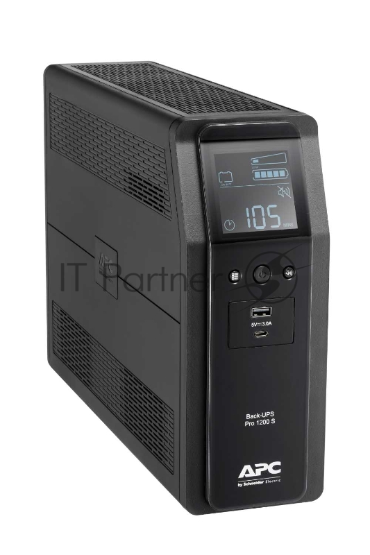 Источик бесперебойного питания APC Back-UPS Pro BR 1200VA/720W, Sinewave,8xC13 Outlets(2 Surge & 6 batt.), AVR, LCD, Data/DSL protect, USB