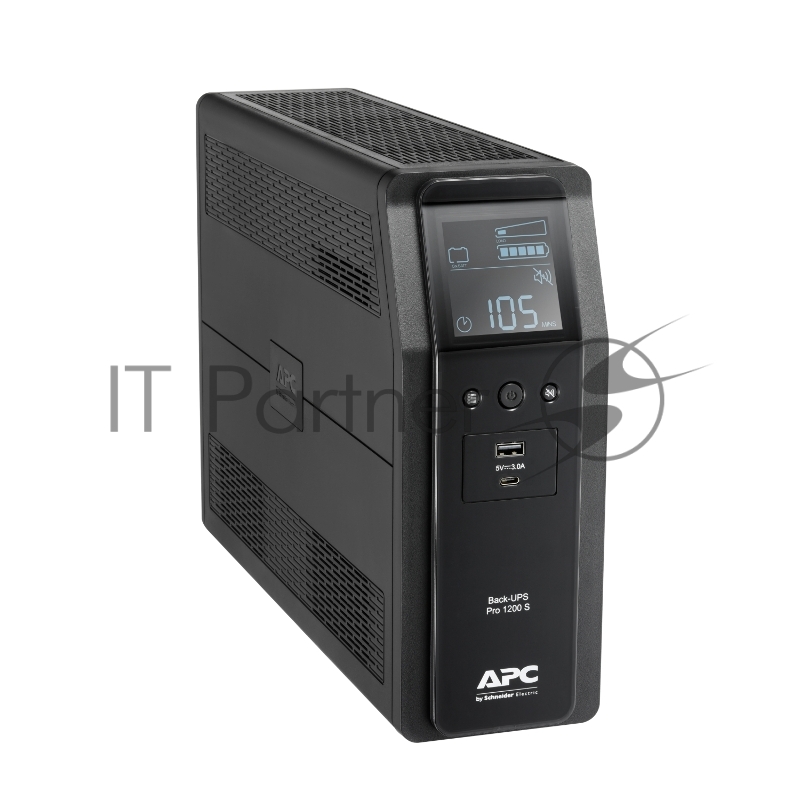 Источик бесперебойного питания APC Back-UPS Pro BR 1200VA/720W, Sinewave,8xC13 Outlets(2 Surge & 6 batt.), AVR, LCD, Data/DSL protect, USB