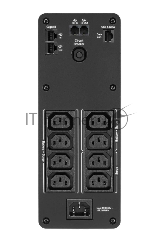 Источик бесперебойного питания APC Back-UPS Pro BR 1200VA/720W, Sinewave,8xC13 Outlets(2 Surge & 6 batt.), AVR, LCD, Data/DSL protect, USB