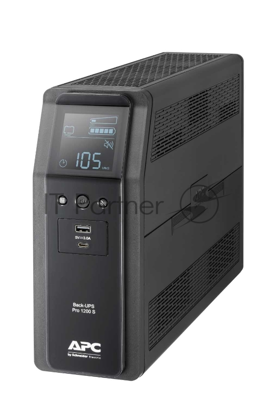 Источик бесперебойного питания APC Back-UPS Pro BR 1200VA/720W, Sinewave,8xC13 Outlets(2 Surge & 6 batt.), AVR, LCD, Data/DSL protect, USB
