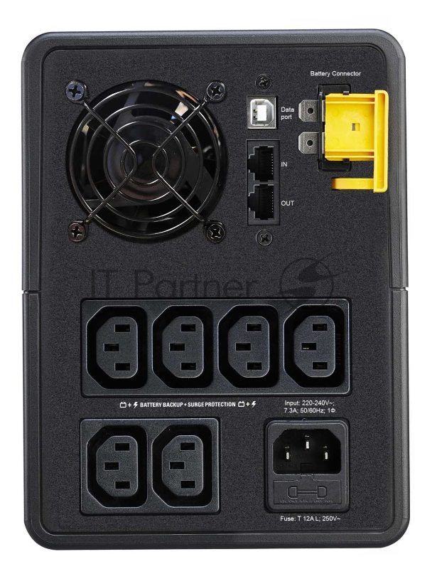 Источник бесперебойного питания APC Back-UPS BX1600MI 900Вт 1600ВА черный