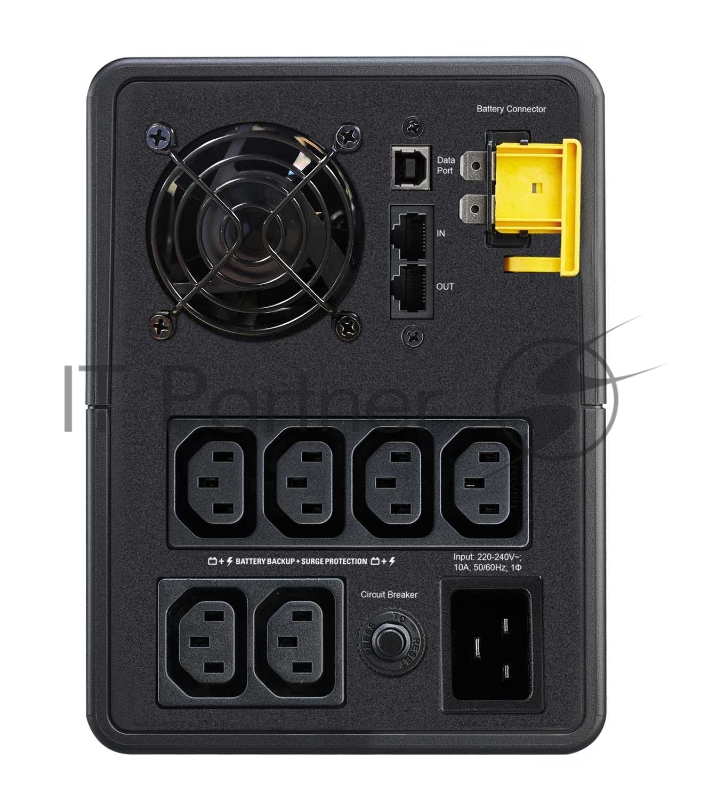 Источник бесперебойного питания APC Back-UPS BX2200MI 1200Вт 2200ВА черный