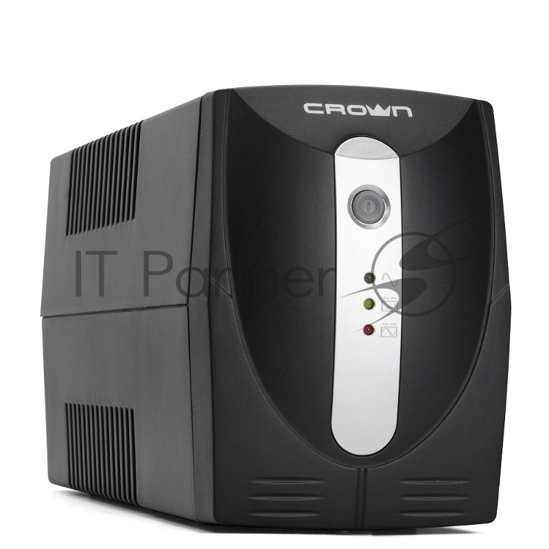Источник бесперебойного питания Crown CMU-500X (480 ВА / 240 Вт Off-Line 1 х Euro + 1 х IEC-320 резервным питанием и фильтрацией 12V/4,5AH х 1 пластик)