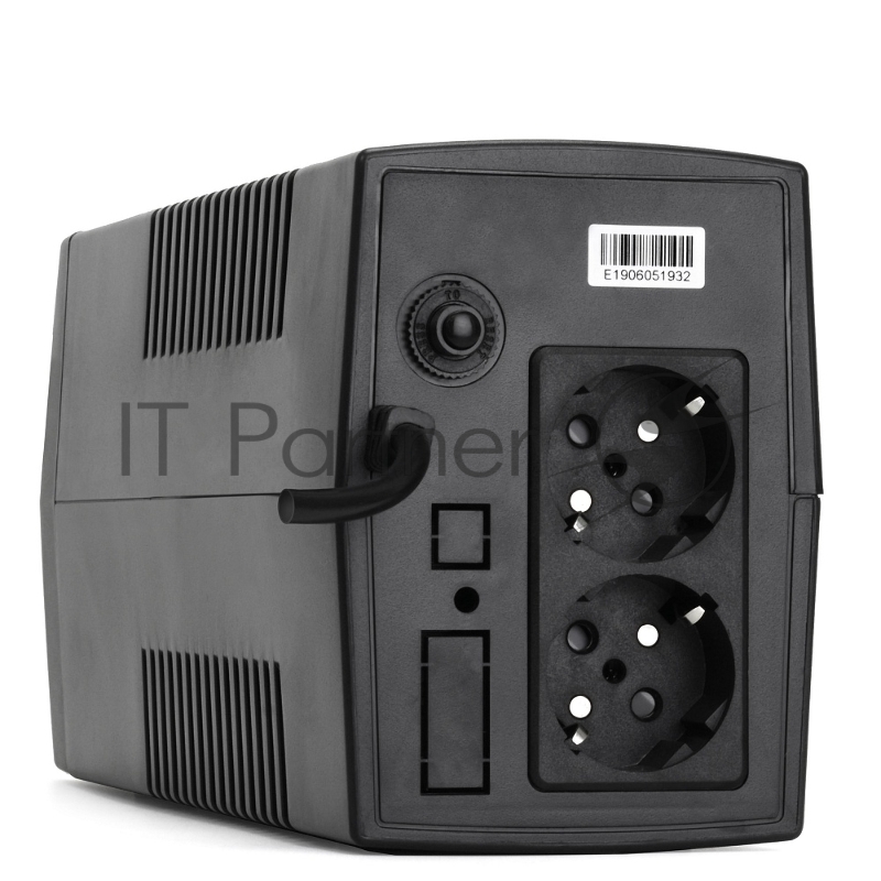 Источник бесперебойного питания Crown CMU-500X (480 ВА / 240 Вт Off-Line 1 х Euro + 1 х IEC-320 резервным питанием и фильтрацией 12V/4,5AH х 1 пластик)