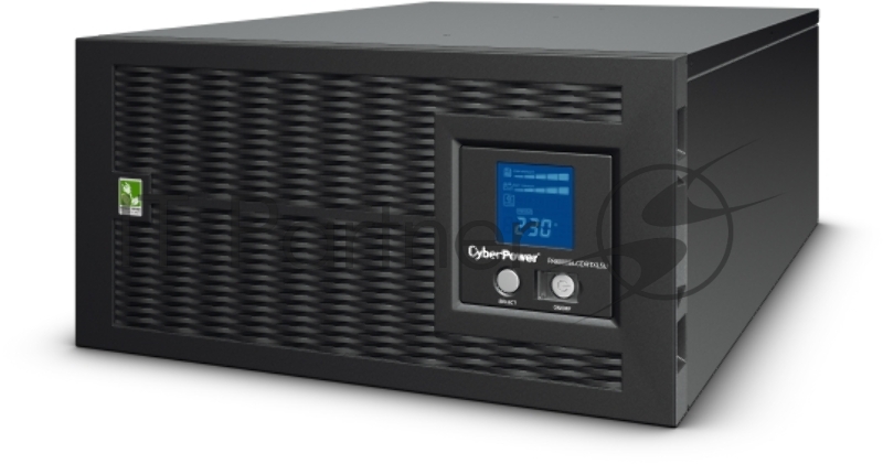 Источник бесперебойного питания Line-Interactive CyberPower PR6000ELCDRTXL5U 6000VA/4500W USB/RS-232/Dry/EPO/SNMPslot/RJ (8 IEC С13, 2 IEC C19, 1 клеммная колодка)