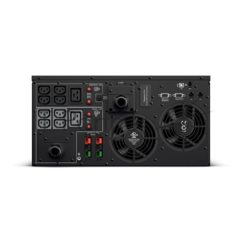 Источник бесперебойного питания Line-Interactive CyberPower PR6000ELCDRTXL5U 6000VA/4500W USB/RS-232/Dry/EPO/SNMPslot/RJ (8 IEC С13, 2 IEC C19, 1 клеммная колодка)