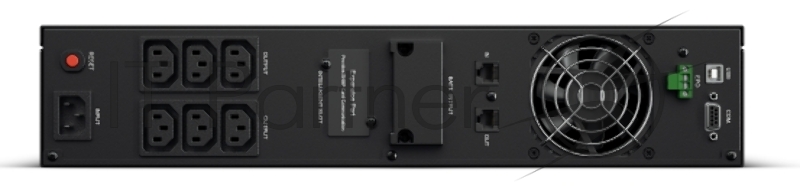 Источник бесперебойного питания Online CyberPower OLS1000ERT2U 1000VA/900W USB/RS-232/EPO/SNMPslot/RJ11/4 (6 IEC С13)