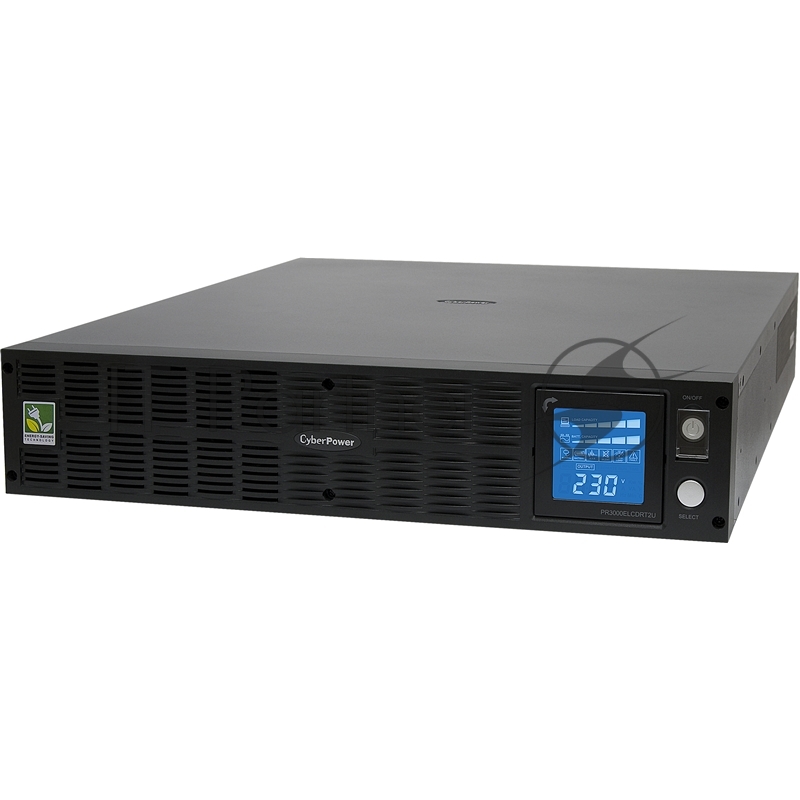 Источник бесперебойного питания CyberPower PR3000ELCDRT2U 3000VA/2700W USB/RJ11/45 (10 IEC)