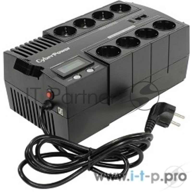 Источник бесперебойного питания CyberPower BR700ELCD 700VA/420W USB/RJ11/45 (4+4 EURO)