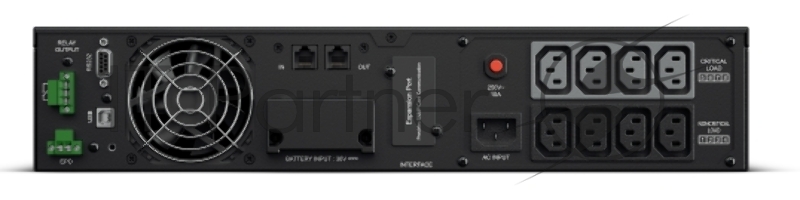 Источник бесперебойного питания Online CyberPower OL1000ERTXL2U 1000VA/900W USB/RS-232/Dry/EPO/SNMPslot/RJ (8 IEC С13)