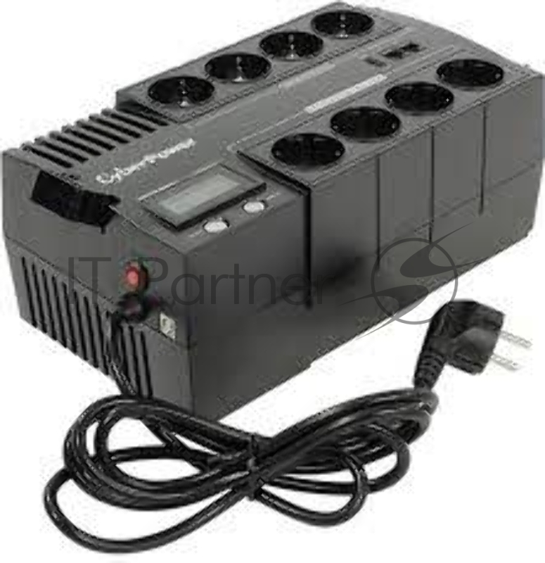 Источник бесперебойного питания CyberPower BS850E NEW линейно-интерактивный 850ВА/480Вт, 4+4 евророзетки, USB UPS Line-Interactive CyberPower BS850E NEW 850VA/480W USB (4+4 EURO)
