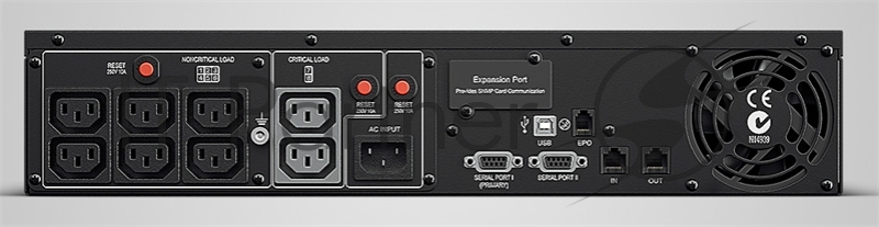 Источник бесперебойного питания CyberPower Line-Interactive PR1000ELCDRT2UA 1000VA/900W USB/RS-232/Dry/EPO/SNMPslot/RJ (8 IEC С13)