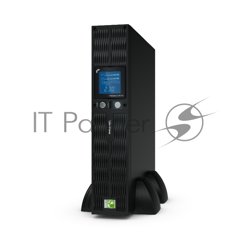 Источник бесперебойного питания CyberPower Line-Interactive PR1000ELCDRT2UA 1000VA/900W USB/RS-232/Dry/EPO/SNMPslot/RJ (8 IEC С13)