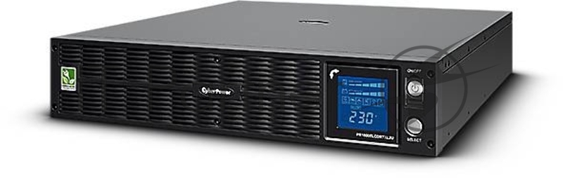 Источник бесперебойного питания CyberPower PR1000ELCDRTXL2U, Rackmount, Line-Interactive, 1000VA/750W, 10 IEC-320 C13 розеток, USB&Serial, сухие контакты, EPO, SNMPslot, RJ11/45, Extended Battery, LCD дисплей, Black, 0.433 x 0.088 x 0.48m, 30.8кг. UP