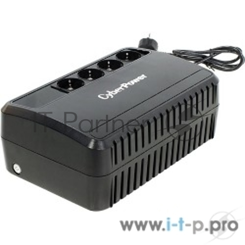 Источник бесперебойного питания CyberPower BU1000E, Line-Interactive, 1000VA/600W, 4 Schuko розетки, Black, 0.4х0.3х0.3м., 7.8кг. UPS Line-Interactive CyberPower BU1000E 1000VA/600W (4 EURO)